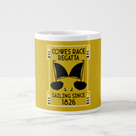 Taza De Café Gigante Isla Cowes de Wight Yacht Regatta