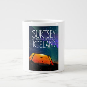 Taza De Café Gigante Isla Surtsey Islandia, archipiélago estmannaeyjar