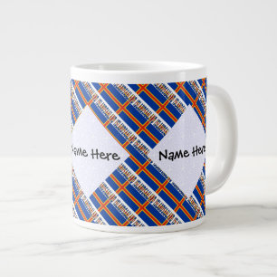 Taza De Café Gigante Islas Åland y bandera Ålander personalizada en mos