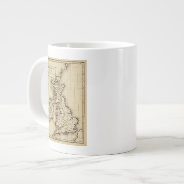 Taza De Café Gigante Islas Británicas (Izquierda)