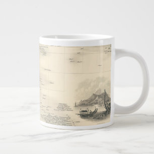 Taza De Café Gigante Islas de Polinesia el en el Océano Pacífico