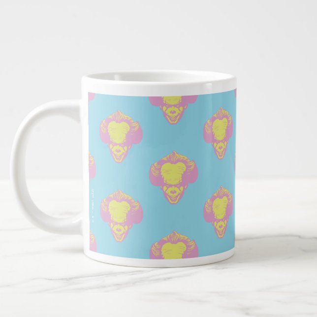 Taza De Café Gigante IT | Pennywise Pastel Head Pattern (Izquierda)