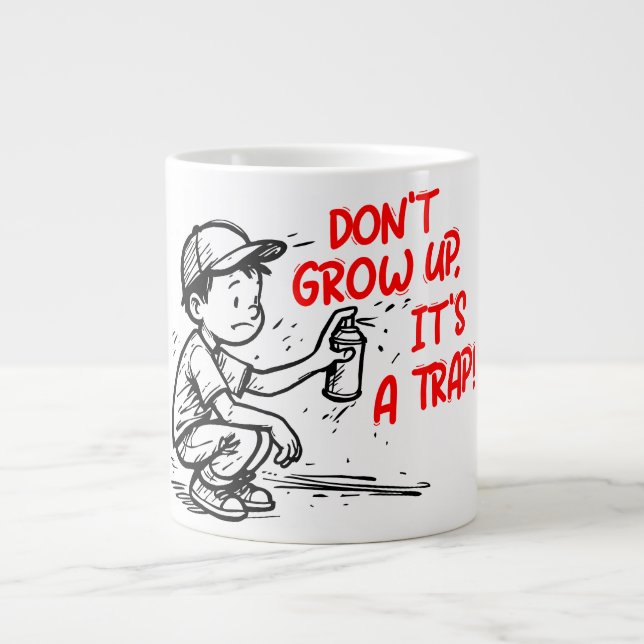 Taza De Café Gigante It's a trap (Frente)