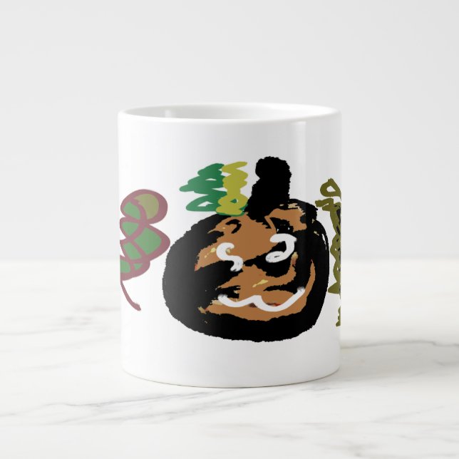 Taza De Café Gigante Jack de Halloween para el café (Frente)