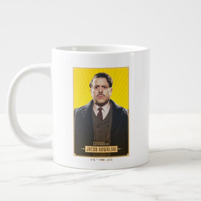 Taza De Café Gigante Jacob Kowalski Character Graphic (Izquierda)