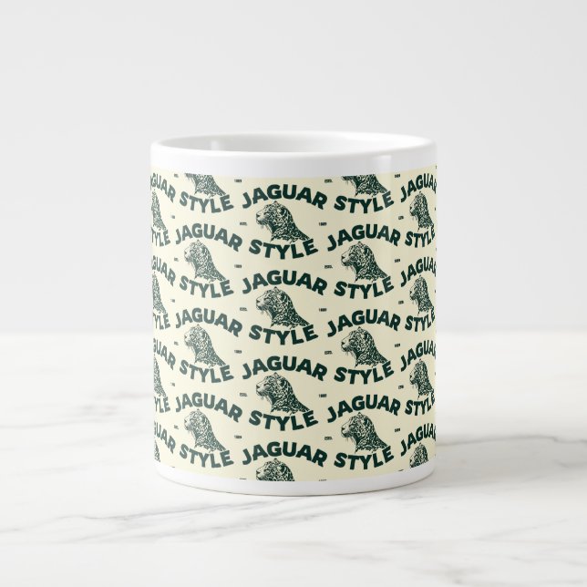 Taza De Café Gigante Jaguar Giant Coffee Mug (Frente)