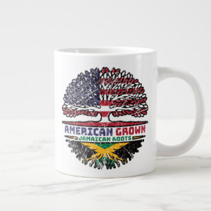 Taza De Café Gigante Jamaicano Jamaica EE. UU. Americano Estados Unidos