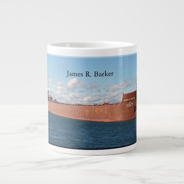 Taza De Café Gigante James R. Barker jumbo mug (Frente)