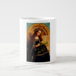 Taza De Café Gigante Jan van Eyck - Colección de arte fino de la Virgen