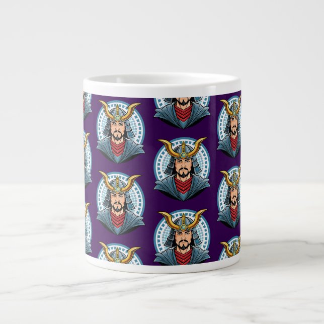 Taza De Café Gigante Japanese samurai (Frente)
