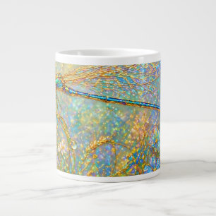 Taza De Café Gigante Jardín Botánico Pintura Acrílica Paisaje