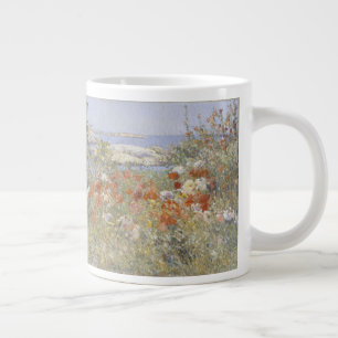 Taza De Café Gigante Jardín de Celia Thaxter por Frederick Childe Hassa