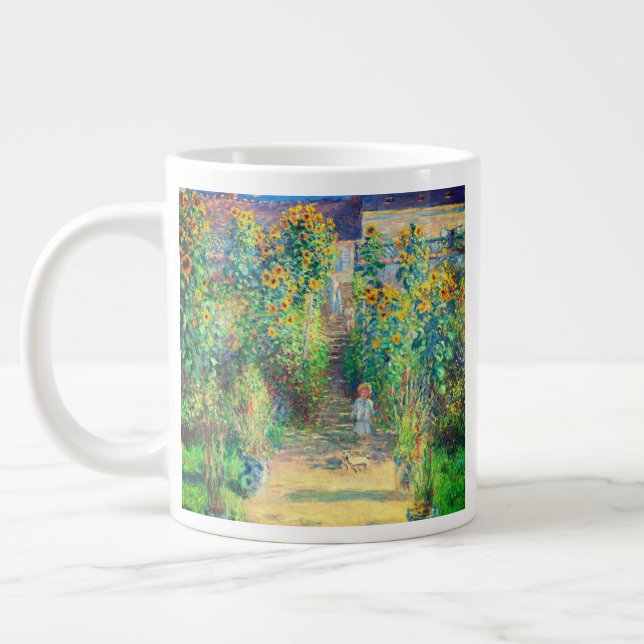 Taza De Café Gigante Jardín de flores Monet (Izquierda)
