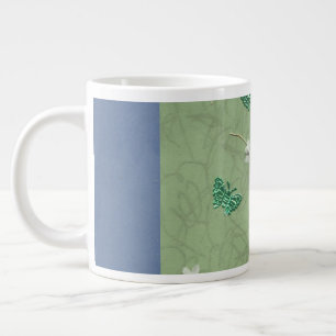 Taza De Café Gigante Jardín de mariposas    