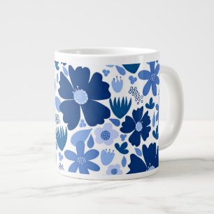 Taza De Café Gigante Jardín Nórdico