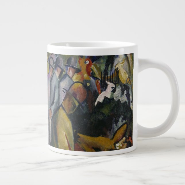 Taza De Café Gigante Jardín zoológico I de August Macke el | (Derecha)