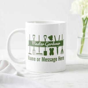 Taza De Café Gigante Jardinero Maestro Moderno Simple Personalizado