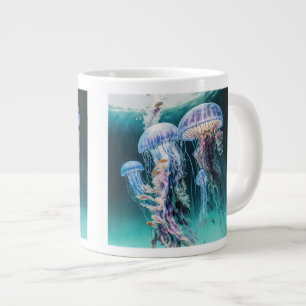 Taza De Café Gigante Jellyfish Jumbo Mug