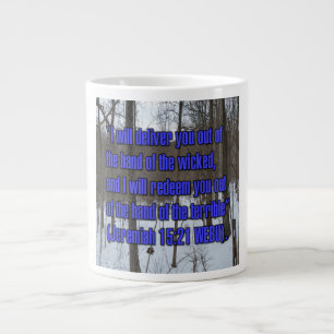 Taza De Café Gigante Jeremiah 15:21 WEBU Mug