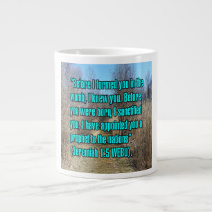 Taza De Café Gigante Jeremiah 1:5 WEBU Mug