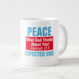 Taza De Café Gigante Jeremiah 29:11 - Jumbo Mug
