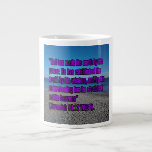 Taza De Café Gigante Jeremías 10:12 WEBU Mug