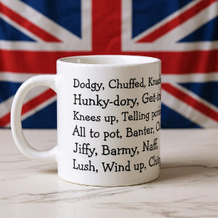 Taza De Café Gigante Jerga británica