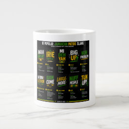Taza De Café Gigante Jerga del Patois Jamaicano