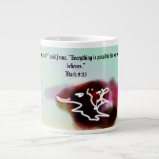 Taza De Café Gigante Jesús aquí 