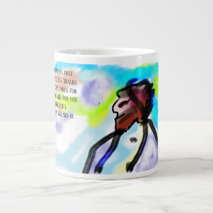 Taza De Café Gigante Jesús aquí