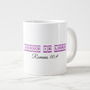 Taza De Café Gigante Jesús Es El Señor - Jumbo Mug