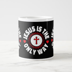 Taza De Café Gigante Jesús Es El Único Camino Cristianismo