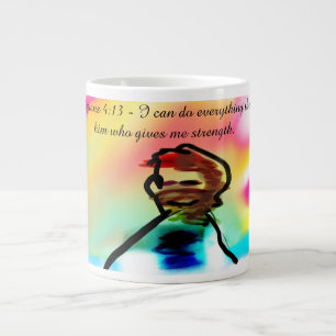 Taza De Café Gigante jesus es fuerza