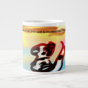Taza De Café Gigante Jesús está aquí