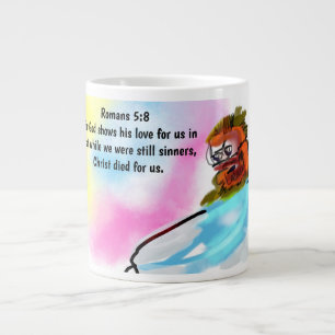 Taza De Café Gigante Jesús está aquí