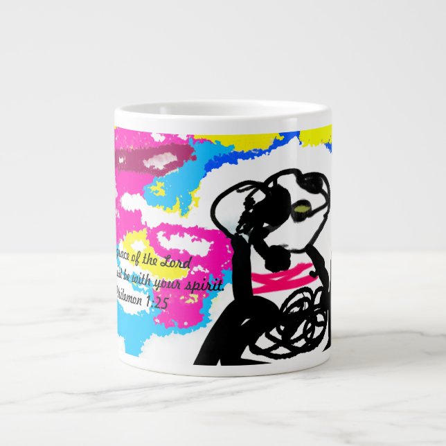 Taza De Café Gigante jesus is here  (Frente)