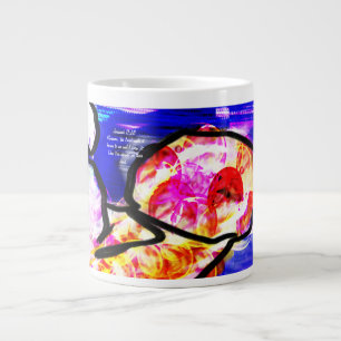 Taza De Café Gigante Jesús planea la alegría