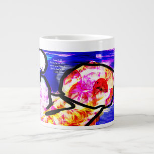 Taza De Café Gigante Jesús planea la alegría