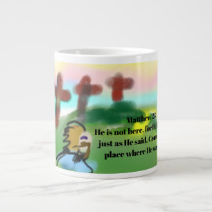 Taza De Café Gigante Jesús resucitado 