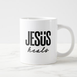 Taza De Café Gigante Jesús sana