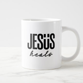 Taza De Café Gigante Jesús sana