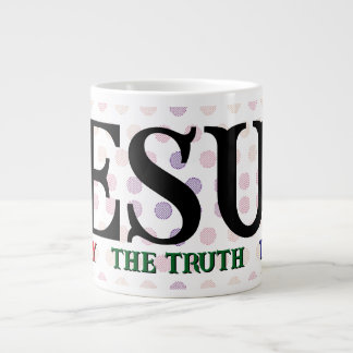 Taza De Café Gigante Jesús Way Truth Life Jumbo Mug