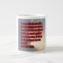 Taza De Café Gigante John 16:21 WEBU Mug