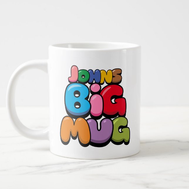 Taza De Café Gigante Johns Big Mug (Izquierda)