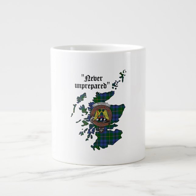 Taza De Café Gigante Johnstone Clan Badge Jumbo Mug (Frente)