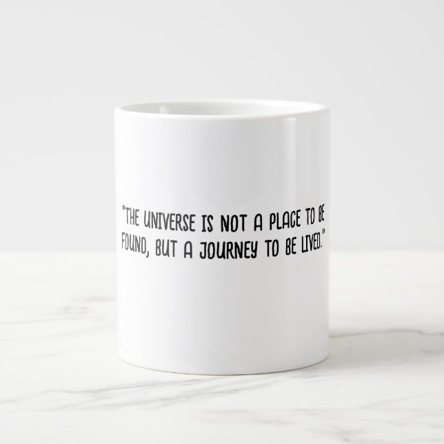 Taza De Café Gigante Journey Through the Universe Specialty Mug (Frente)