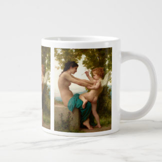 Taza De Café Gigante Joven Chica defendiéndose de Eros