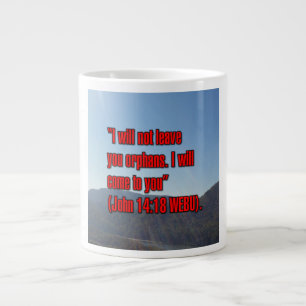 Taza De Café Gigante Juan 14:18 WEBU Mug