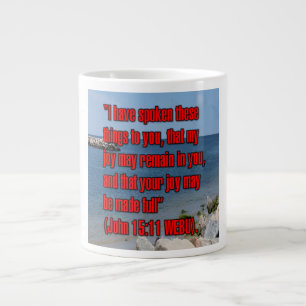 Taza De Café Gigante Juan 15:11 WEBU Mug