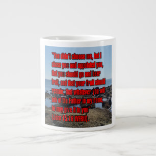 Taza De Café Gigante Juan 15:16 WEBU Mug
